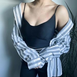 Sold……Black Seamless Tank Top With Massage Pad